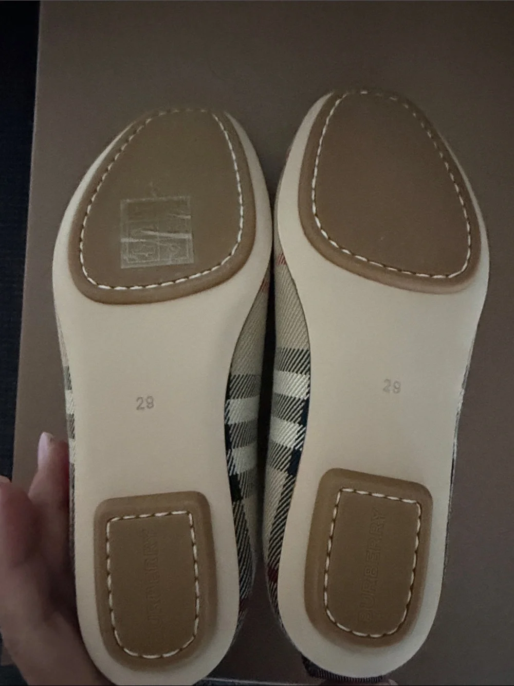 Burberry beige check